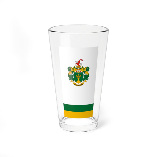 Flag of Magyartelek (Hungary) Pint Glass 16oz