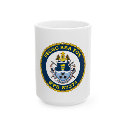 USCGC Sea Fox WPB 87374 2 (U.S. Coast Guard) White Coffee Mug