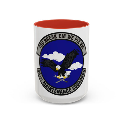 461st Maintenance Squadron (U.S. Air Force) Accent Coffee Mug