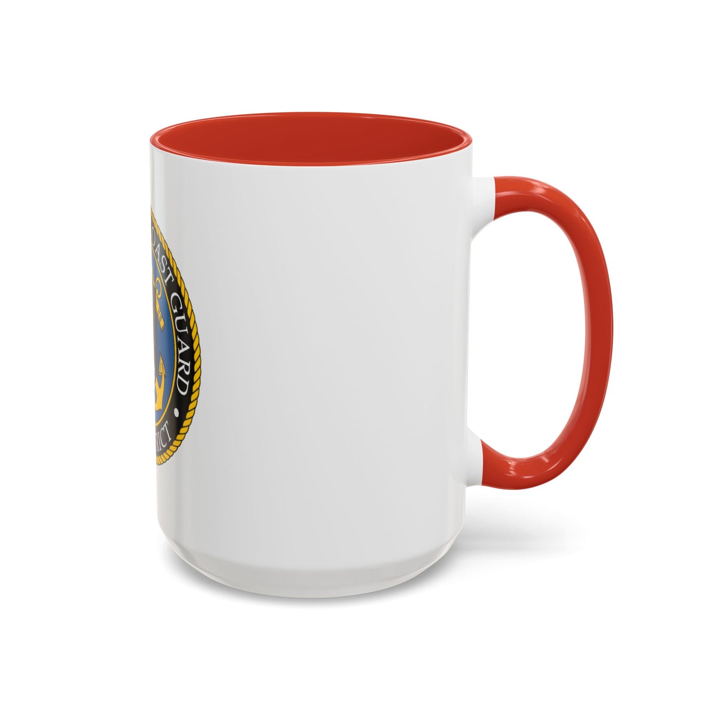 USCG 17th District (U.S. Coast Guard) Accent Coffee Mug