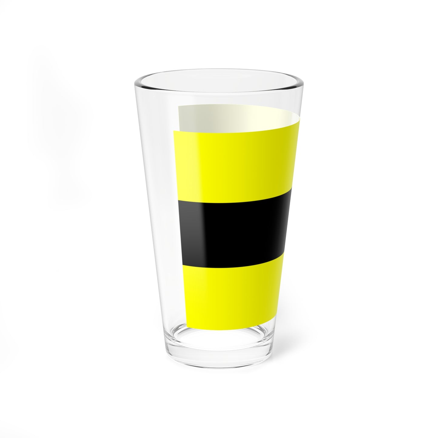 Flag of Arc-sous-Cicon (France) Pint Glass 16oz