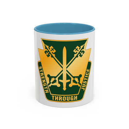 165 Military Police Pennsylvania National Guard (U.S. Army) Accent Coffee Mug