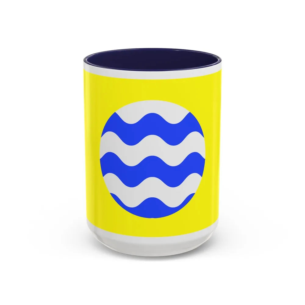 Flag of Fontana Malta - Accent Coffee Mug-15oz-Navy-Go Mug Yourself