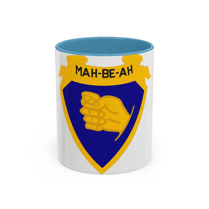 324 Cavalry Regiment (U.S. Army) Accent Coffee Mug-11oz-Light Blue-Go Mug Yourself