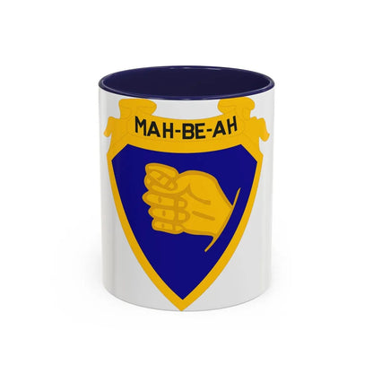 324 Cavalry Regiment (U.S. Army) Accent Coffee Mug-11oz-Navy-Go Mug Yourself