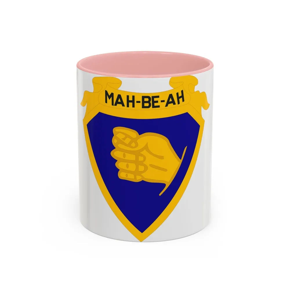 324 Cavalry Regiment (U.S. Army) Accent Coffee Mug-11oz-Pink-Go Mug Yourself