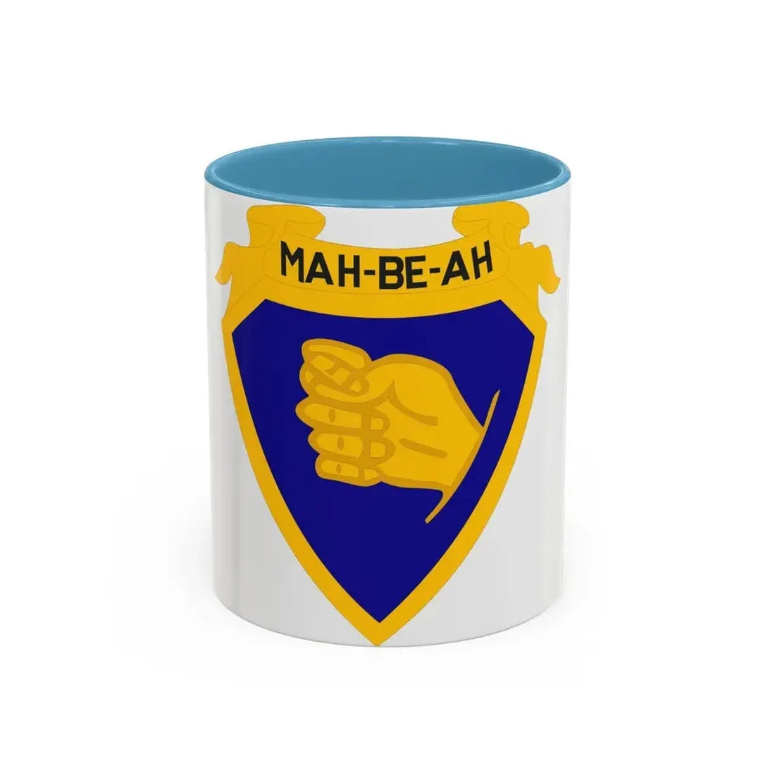 324 Cavalry Regiment (U.S. Army) Accent Coffee Mug 11oz Light Blue - Go Mug Yourself