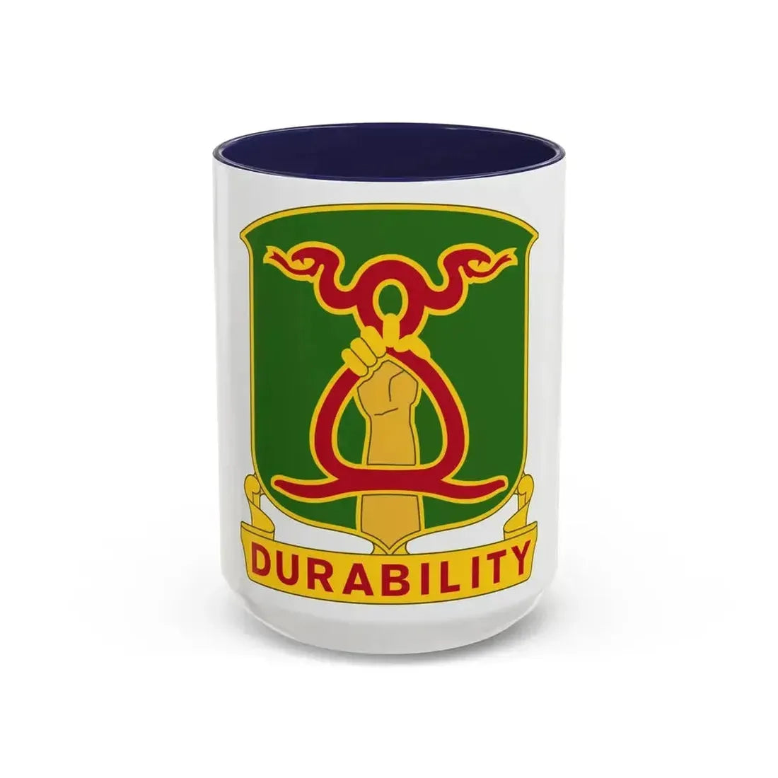 324 Military Police Battalion (U.S. Army) Accent Coffee Mug 15oz Navy - Go Mug Yourself