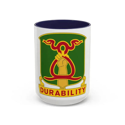 324 Military Police Battalion (U.S. Army) Accent Coffee Mug 15oz Navy - Go Mug Yourself