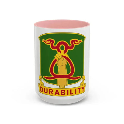 324 Military Police Battalion (U.S. Army) Accent Coffee Mug 15oz Pink - Go Mug Yourself