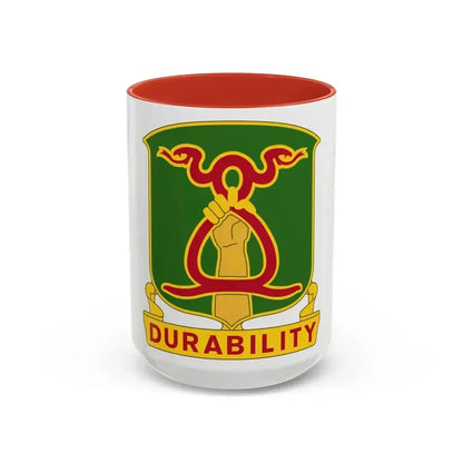 324 Military Police Battalion (U.S. Army) Accent Coffee Mug 15oz Red - Go Mug Yourself