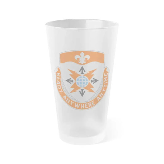324 Signal Battalion (U.S. Army) Frosted Pint Glass 16oz Default Title - Go Mug Yourself