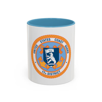 17th CG District (U.S. Coast Guard) Accent Coffee Mug