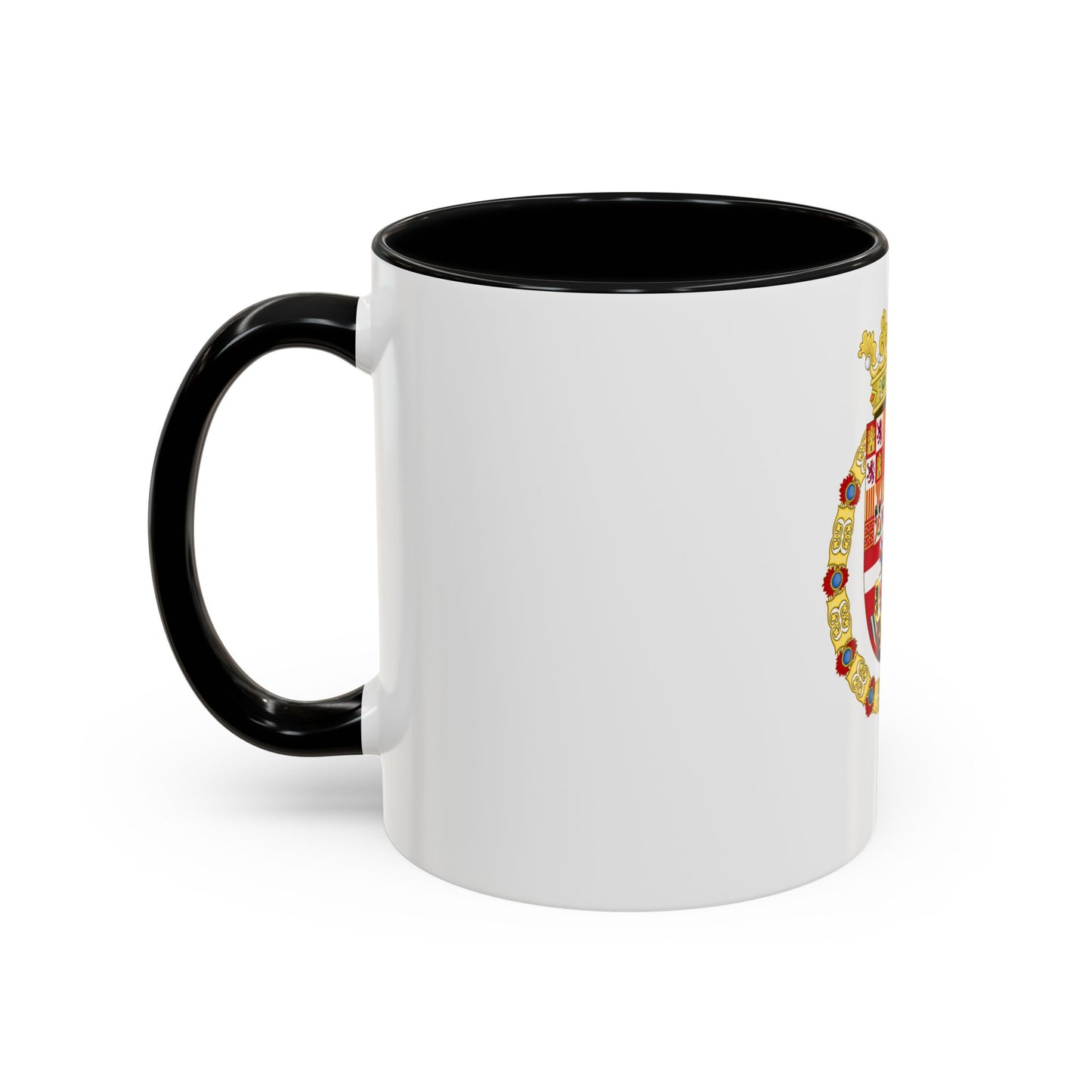 Coat of Arms of Philip II of Spain, English King Consort-Spanish Variant (1556-1558) - Accent Coffee Mug