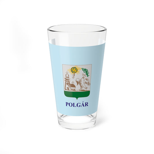 Flag of Polgar (Hungary) Pint Glass 16oz