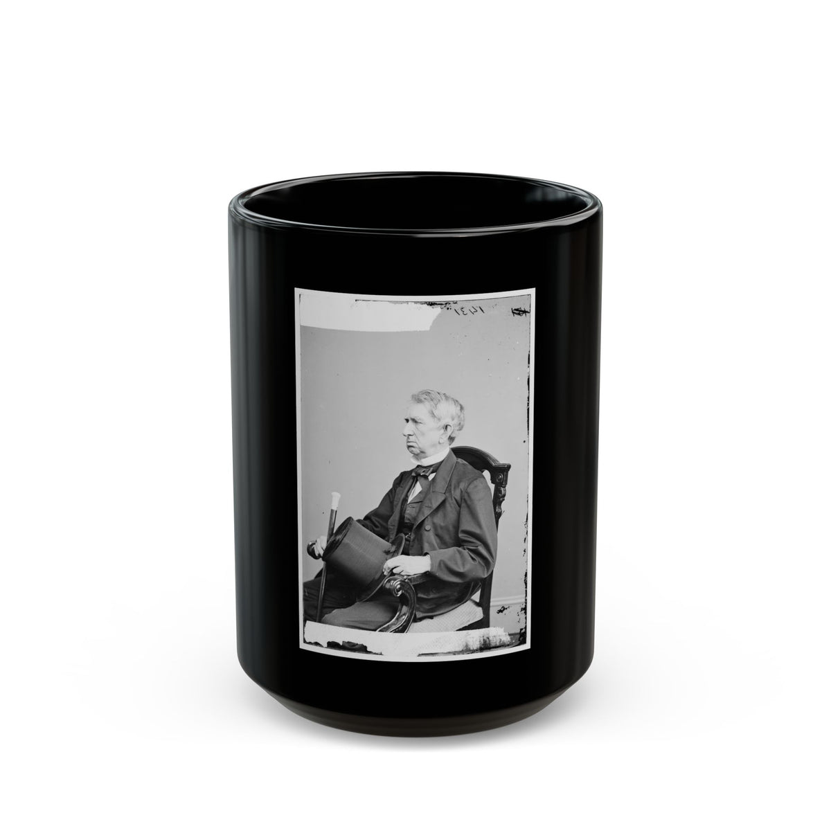 Portrait Of Secretary Of State William H. Seward, Officer Of The United States Government (U.S. Civil War) Black Coffee Mug