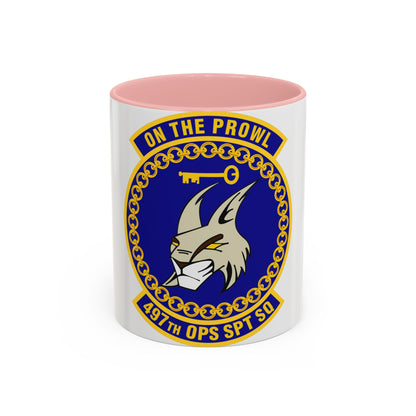 497 Operations Support Squadron ACC (U.S. Air Force) Accent Coffee Mug