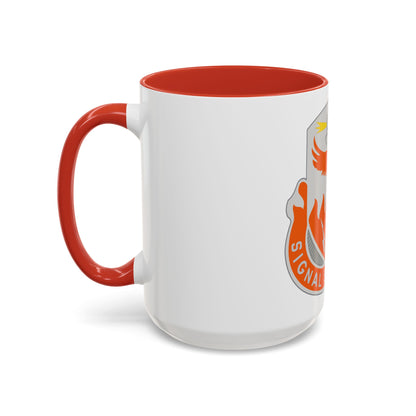 156 Signal Battalion (U.S. Army) Accent Coffee Mug