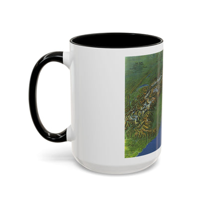 Alps, The - Europe's Backbone (1965) (Map) Accent Coffee Mug