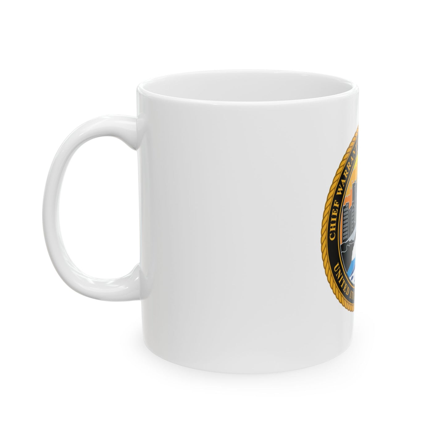 USCG CWO Assoc Surfer (U.S. Coast Guard) White Coffee Mug