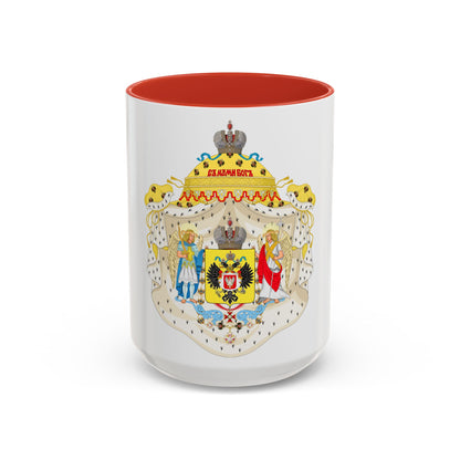 Great Coat of Arms of Congress Poland - Accent Coffee Mug