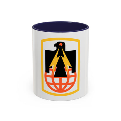 11th Signal Brigade (U.S. Army) Accent Coffee Mug