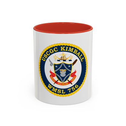 USCGC Kimball WMSL 756 (U.S. Coast Guard) Accent Coffee Mug