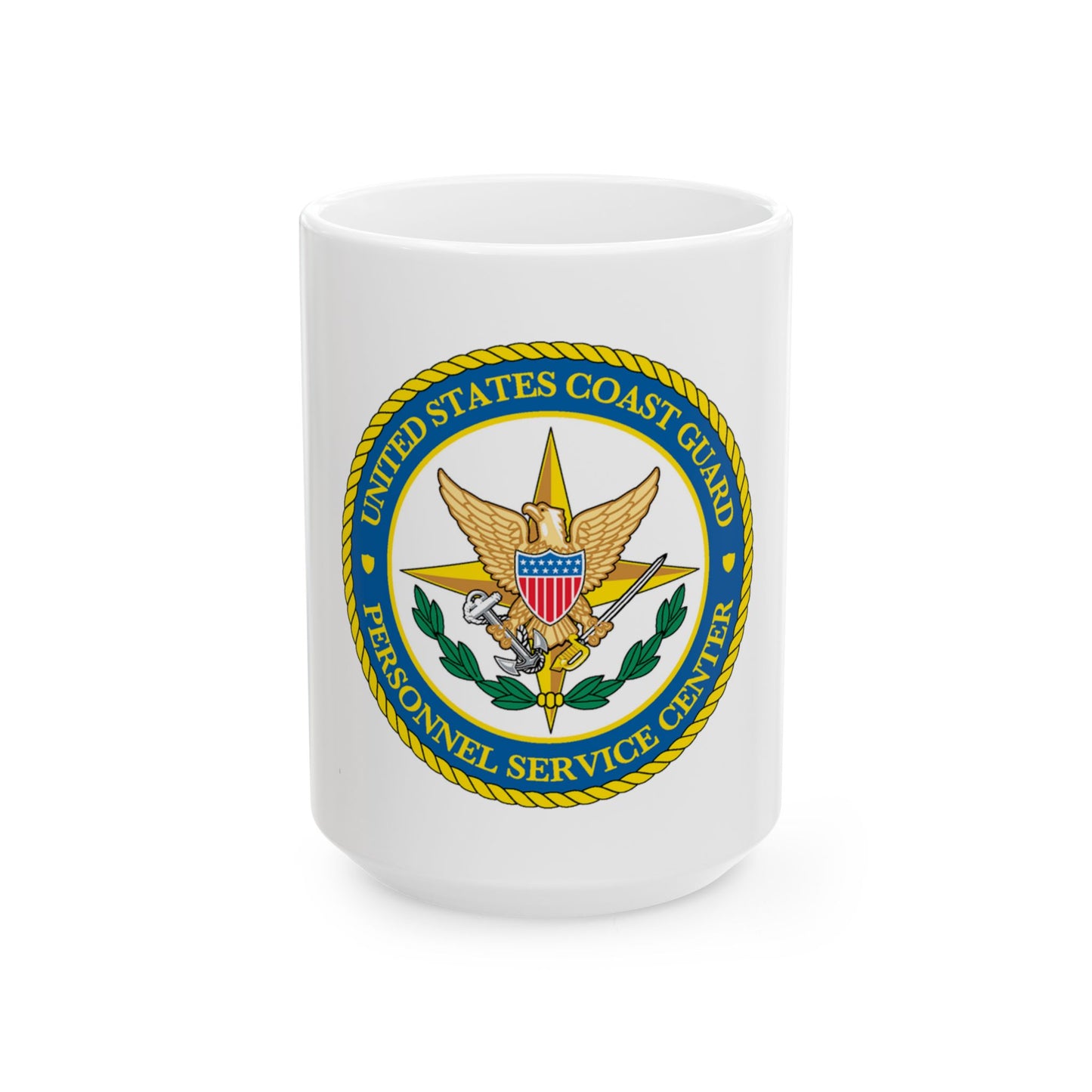 USCG Personnel Service Center (U.S. Coast Guard) White Coffee Mug