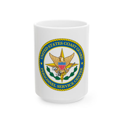 USCG Personnel Service Center (U.S. Coast Guard) White Coffee Mug