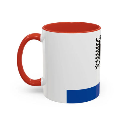 Government Ensign of Albania - Accent Coffee Mug-Go Mug Yourself