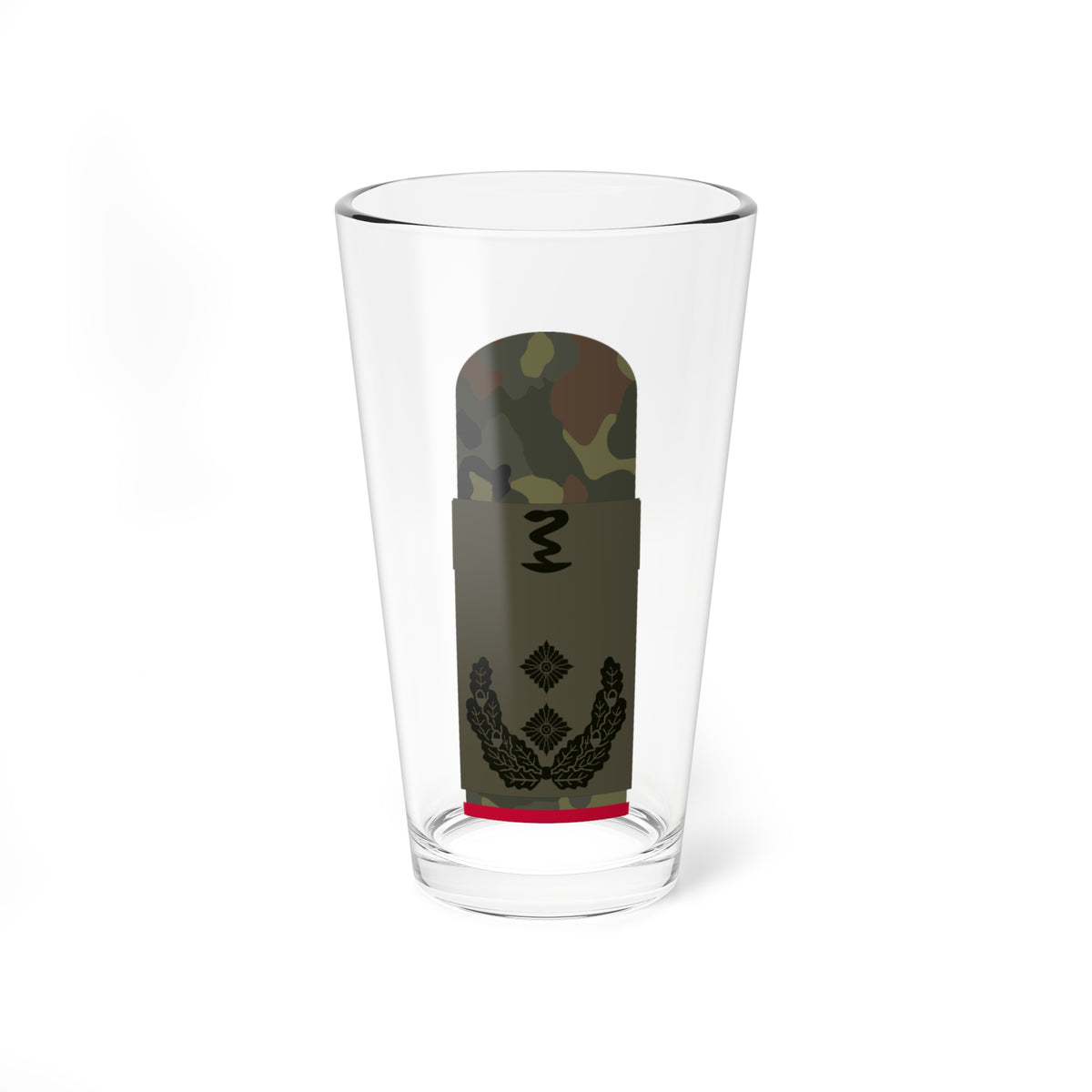 HA OS5 52d Oberfeldapotheker i.G. PH L (Military Rank) Pint Glass 16oz