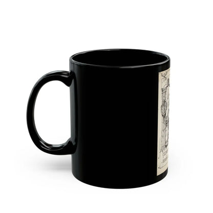 Ex Libris plate illustration - Black Coffee Mug-Go Mug Yourself