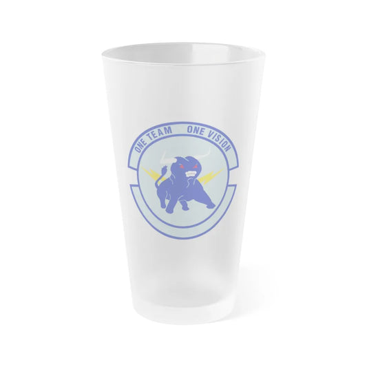 325 Civil Engineer Squadron AETC (U.S. Air Force) Frosted Pint Glass 16oz-16oz-Frosted-Go Mug Yourself