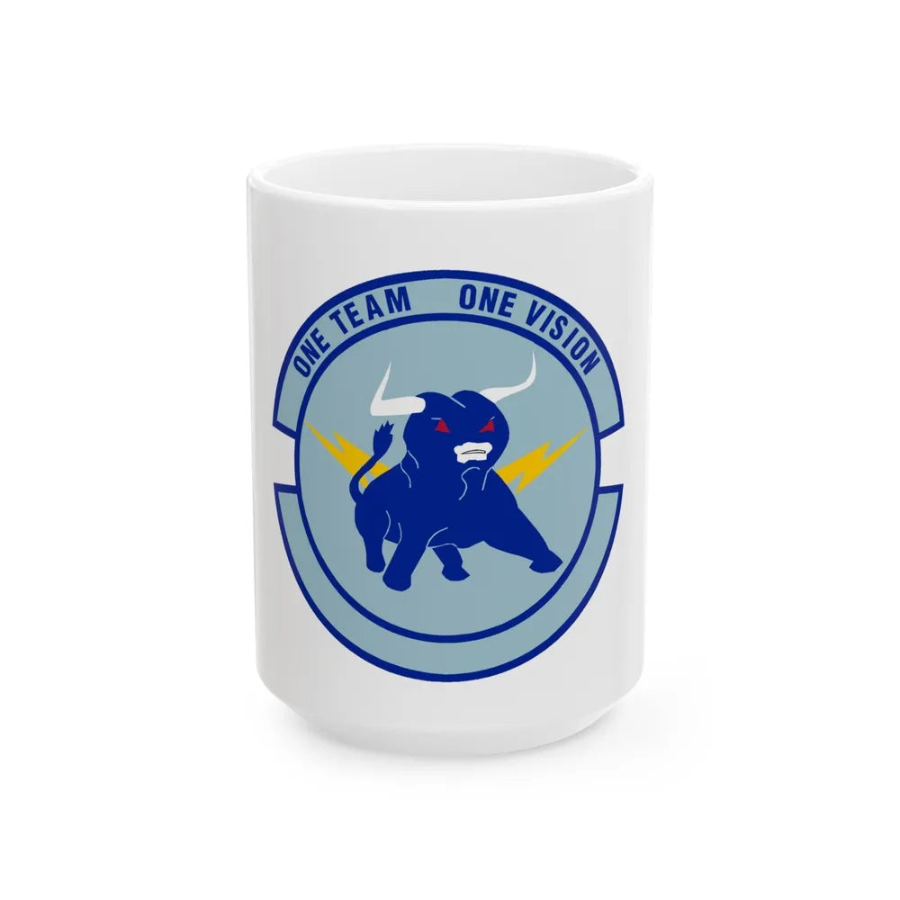 325 Civil Engineer Squadron AETC (U.S. Air Force) White Coffee Mug-15oz-Go Mug Yourself