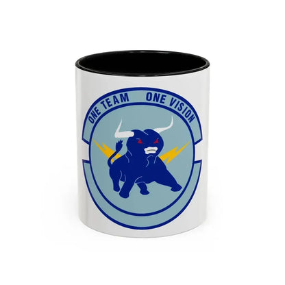 325 Civil Engineer Squadron AETC (U.S. Air Force) Accent Coffee Mug 11oz Black - Go Mug Yourself