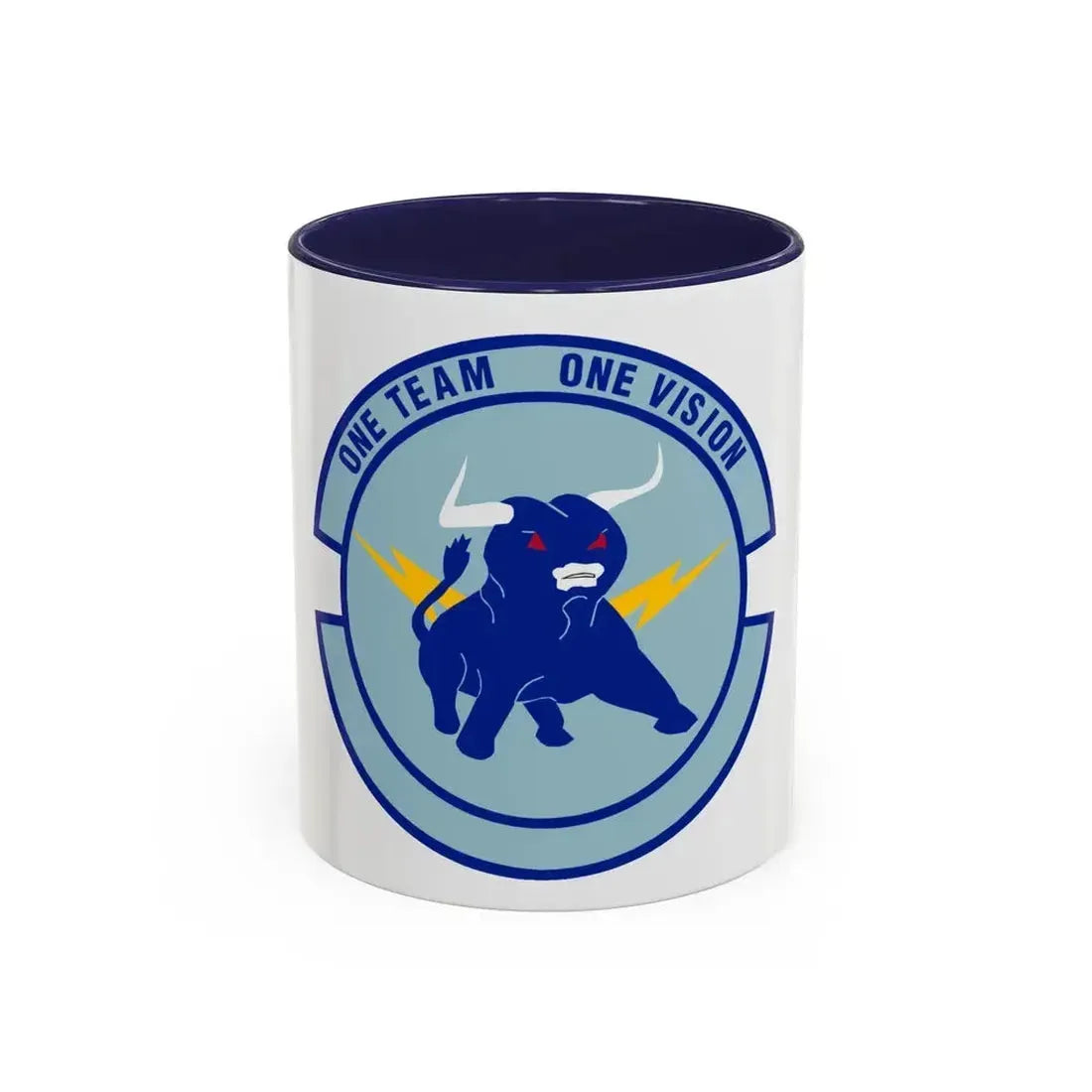 325 Civil Engineer Squadron AETC (U.S. Air Force) Accent Coffee Mug 11oz Navy - Go Mug Yourself
