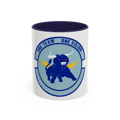 325 Civil Engineer Squadron AETC (U.S. Air Force) Accent Coffee Mug 11oz Navy - Go Mug Yourself