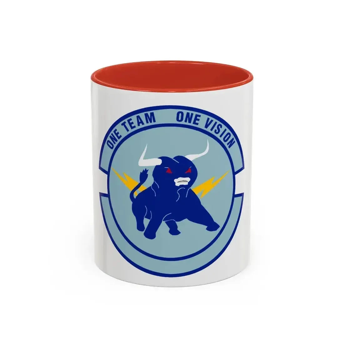 325 Civil Engineer Squadron AETC (U.S. Air Force) Accent Coffee Mug 11oz Red - Go Mug Yourself