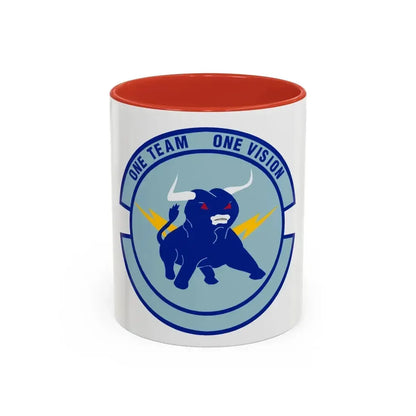 325 Civil Engineer Squadron AETC (U.S. Air Force) Accent Coffee Mug 11oz Red - Go Mug Yourself