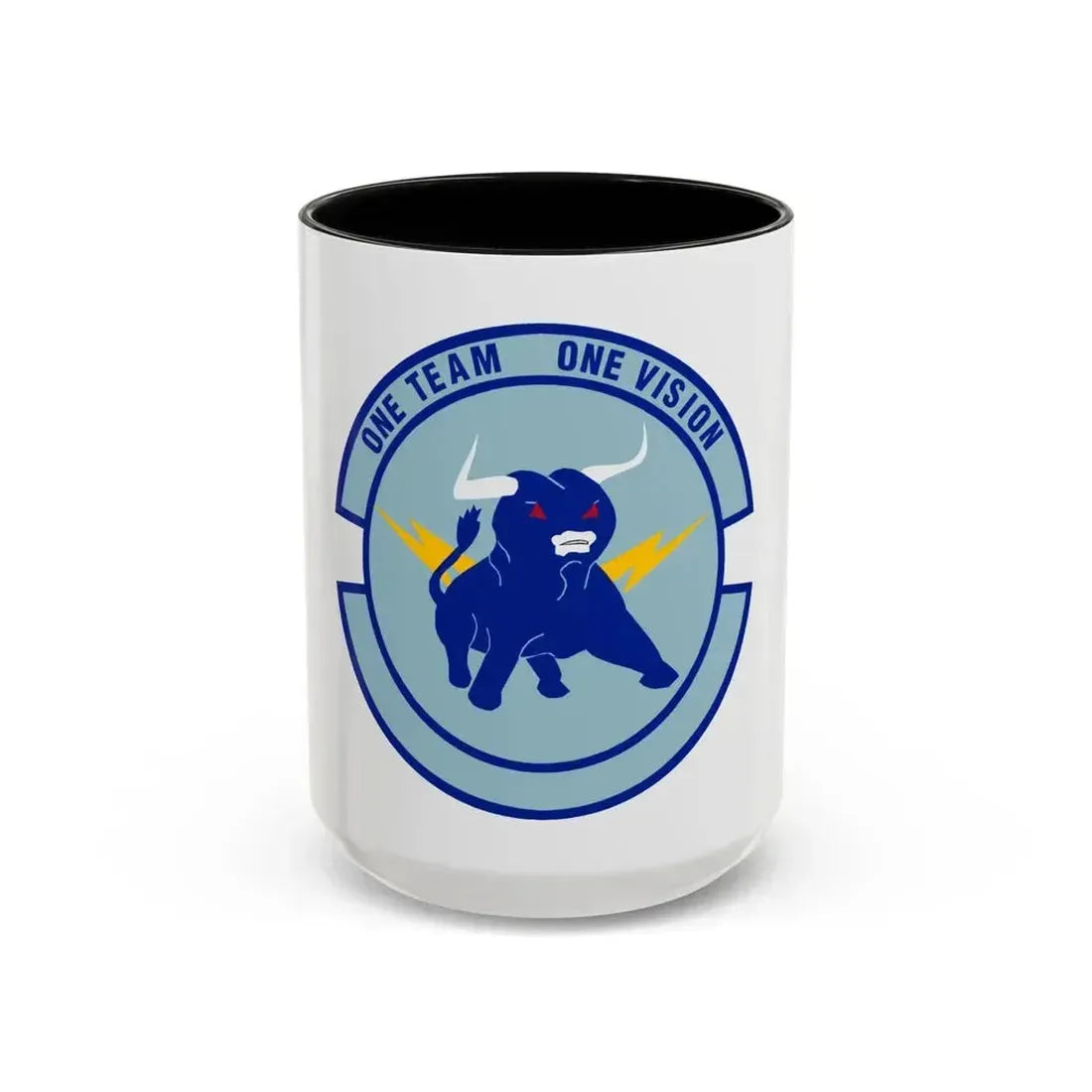 325 Civil Engineer Squadron AETC (U.S. Air Force) Accent Coffee Mug 15oz Black - Go Mug Yourself