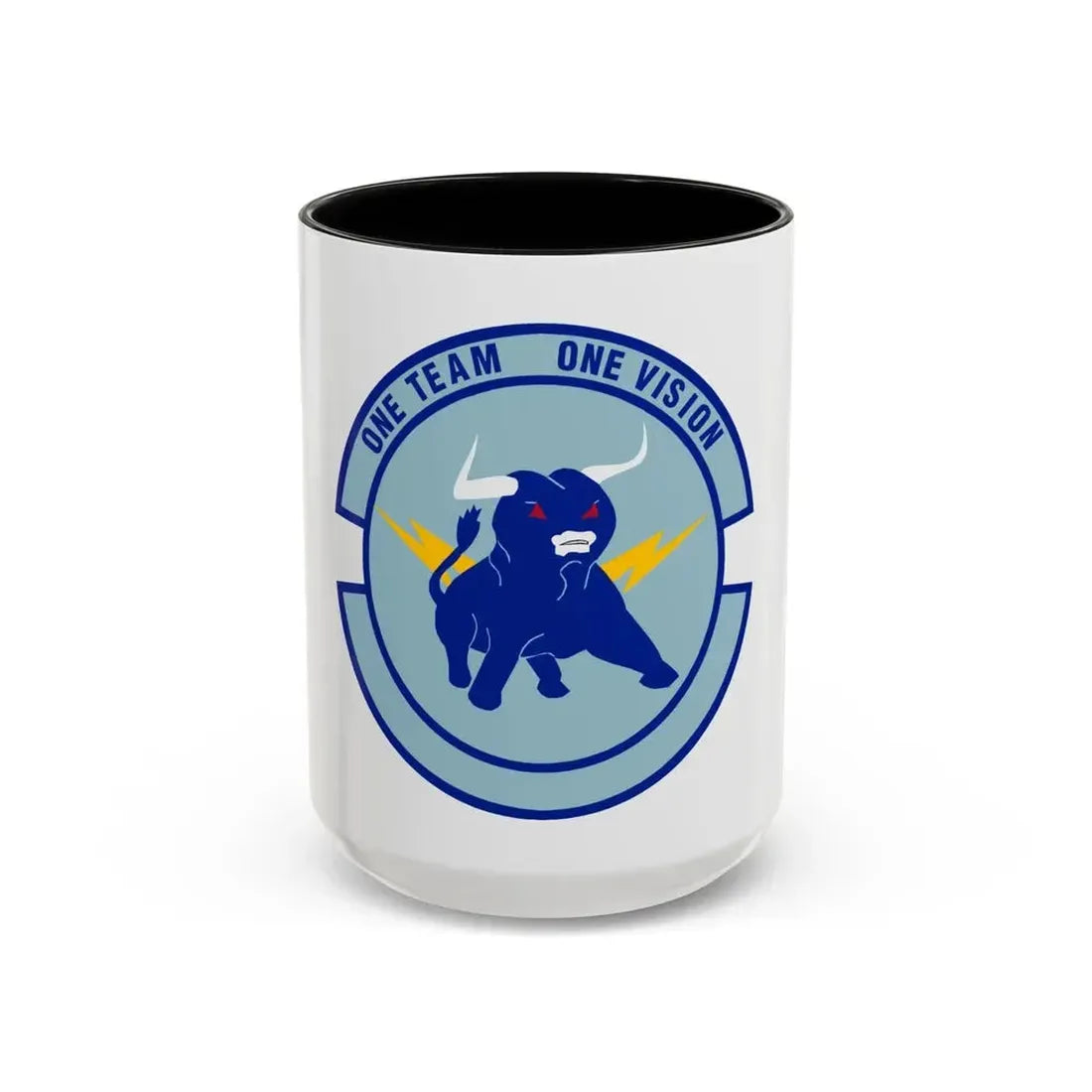 325 Civil Engineer Squadron AETC (U.S. Air Force) Accent Coffee Mug 15oz Black - Go Mug Yourself