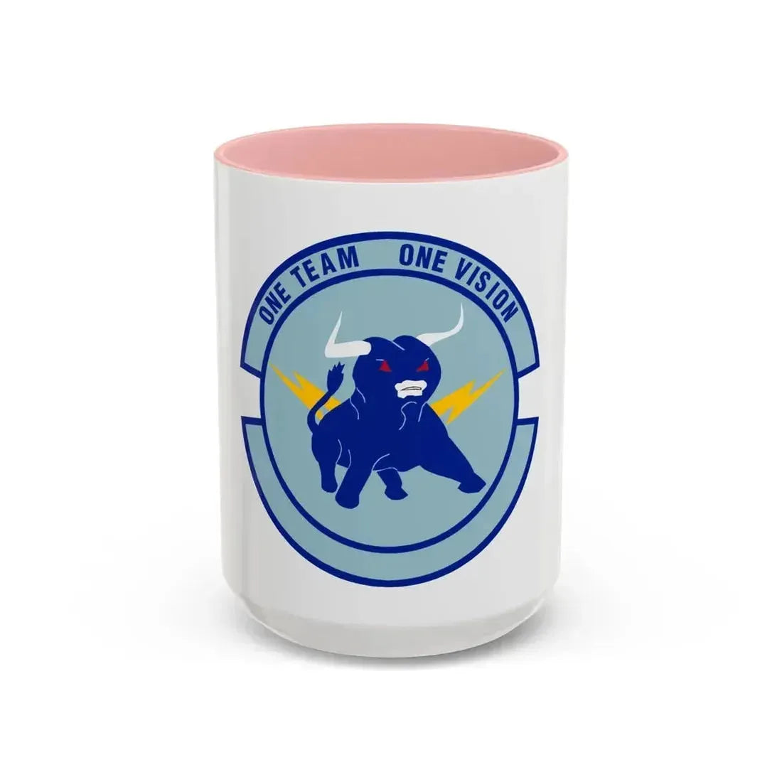 325 Civil Engineer Squadron AETC (U.S. Air Force) Accent Coffee Mug 15oz Pink - Go Mug Yourself