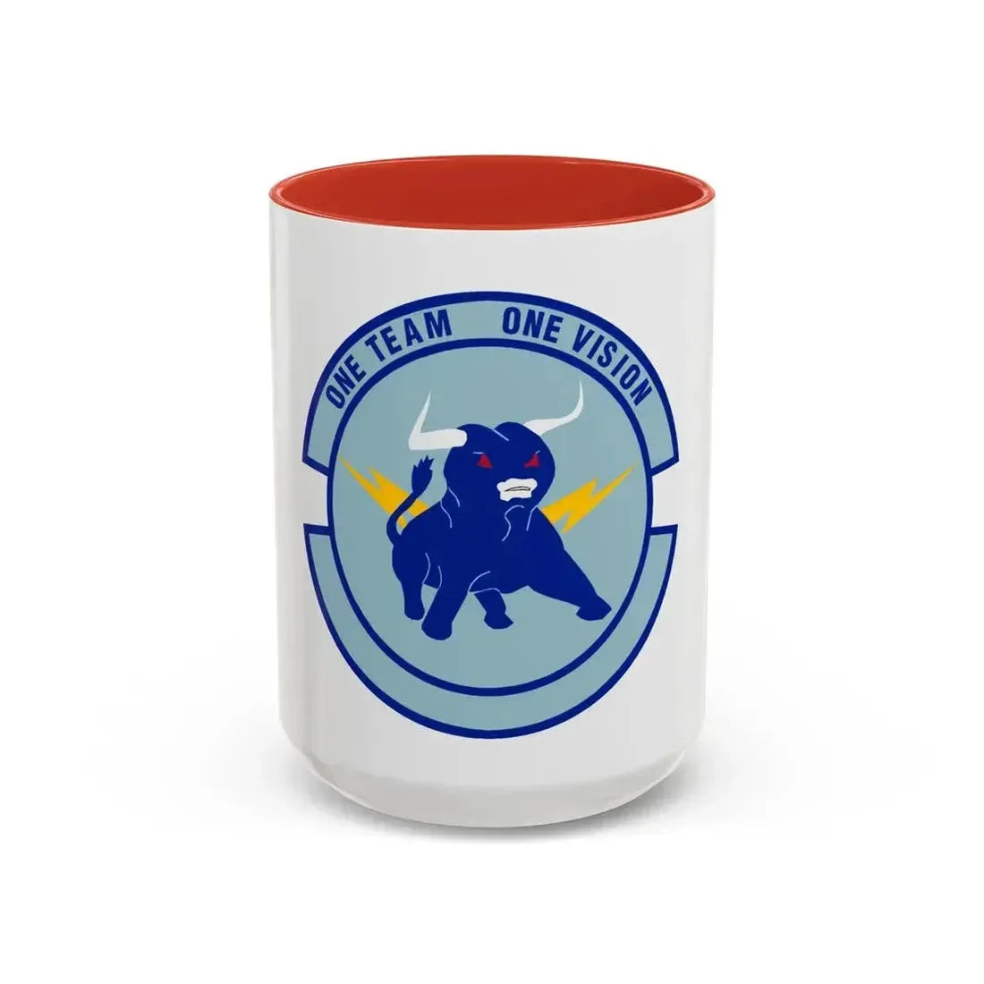 325 Civil Engineer Squadron AETC (U.S. Air Force) Accent Coffee Mug 15oz Red - Go Mug Yourself