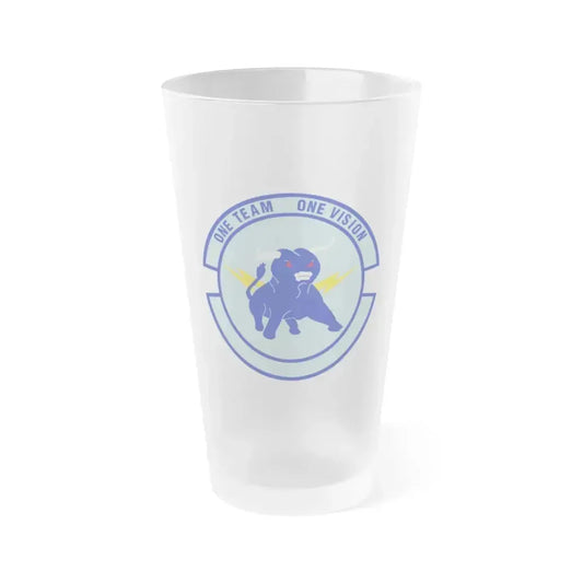 325 Civil Engineer Squadron AETC (U.S. Air Force) Frosted Pint Glass 16oz 16oz Frosted - Go Mug Yourself