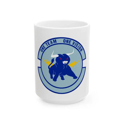 325 Civil Engineer Squadron AETC (U.S. Air Force) White Coffee Mug - Go Mug Yourself