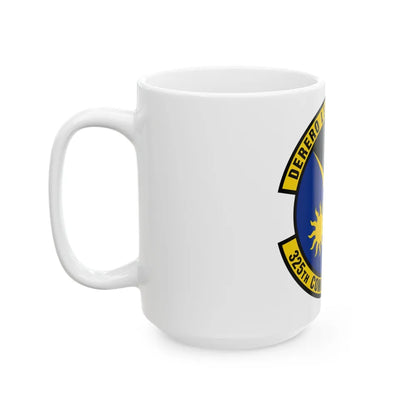 325 Communications Squadron ACC (U.S. Air Force) White Coffee Mug-Go Mug Yourself