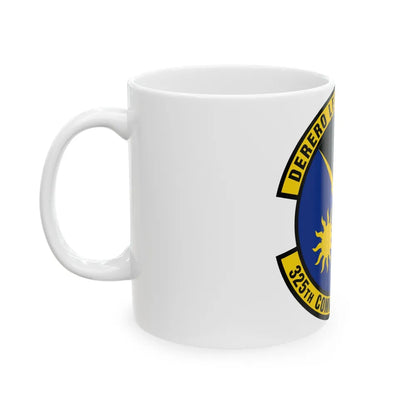 325 Communications Squadron ACC (U.S. Air Force) White Coffee Mug-Go Mug Yourself