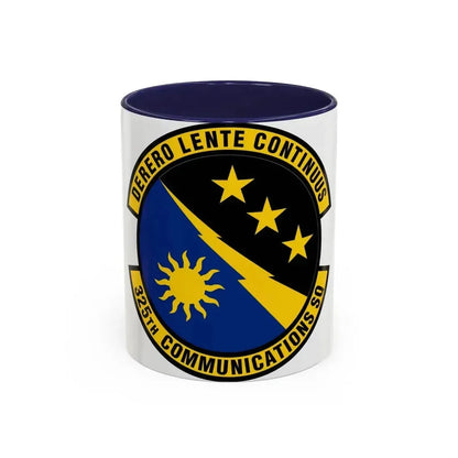 325 Communications Squadron ACC (U.S. Air Force) Accent Coffee Mug 11oz Navy - Go Mug Yourself