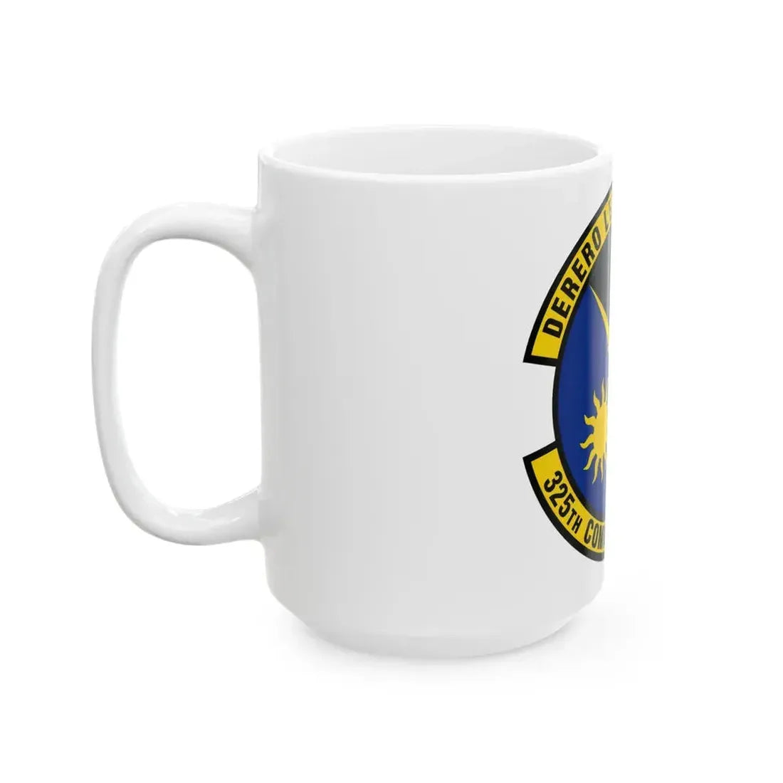 325 Communications Squadron ACC (U.S. Air Force) White Coffee Mug - Go Mug Yourself
