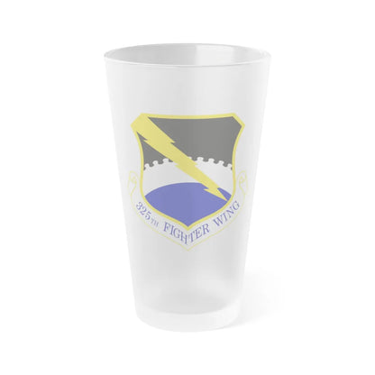 325 Fighter Wing ACC (U.S. Air Force) Frosted Pint Glass 16oz-16oz-Frosted-Go Mug Yourself